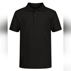 NWT IZOD Black Cotton Blend Polo